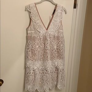 White lacy dress